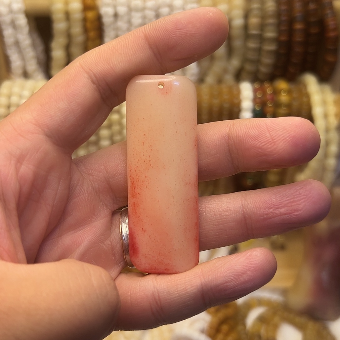 慕***晚桃核把件驼骨血里无事牌