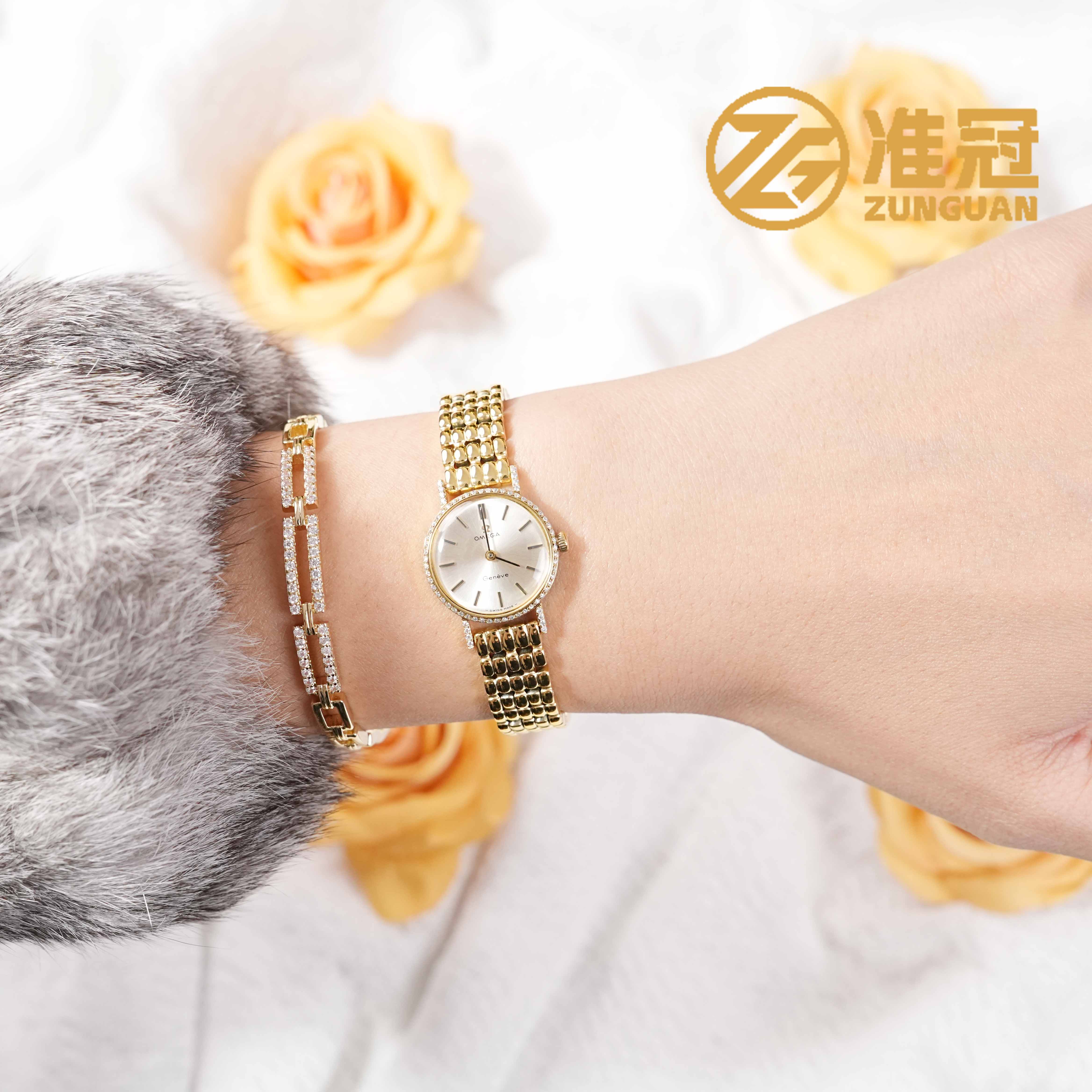 95新 Omega/欧米茄 20mm手动机械YL3853日内瓦瑞士名表