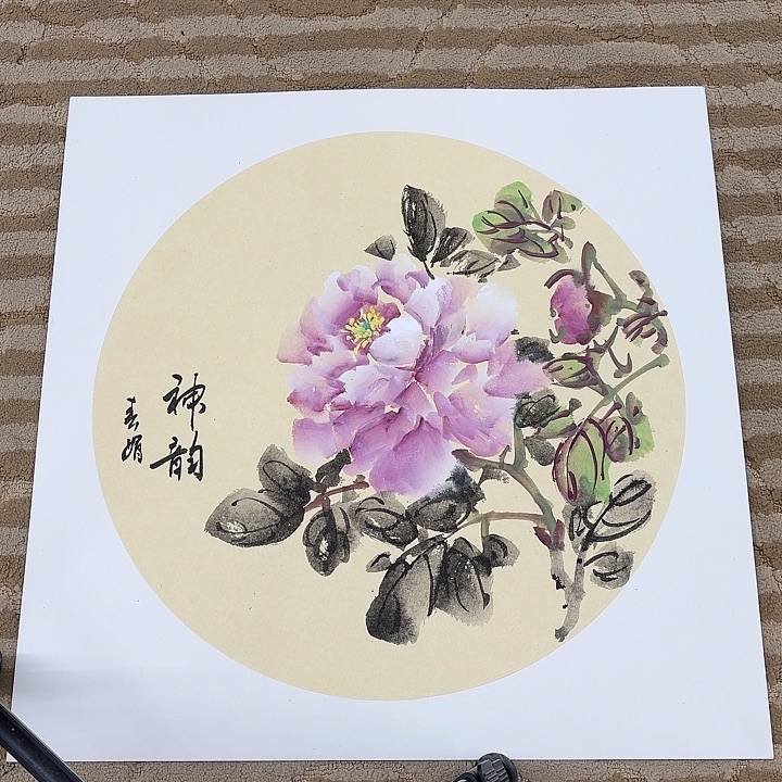 国画我是一位花鸟50.50