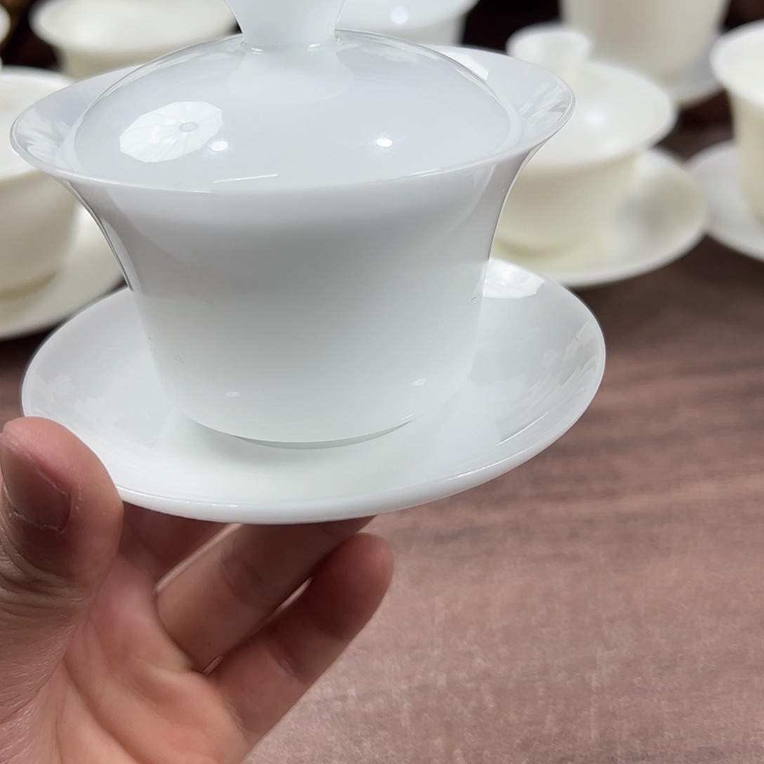 譕白德化白瓷茶具