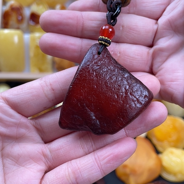 蜜蜡项链未镶嵌15.6克