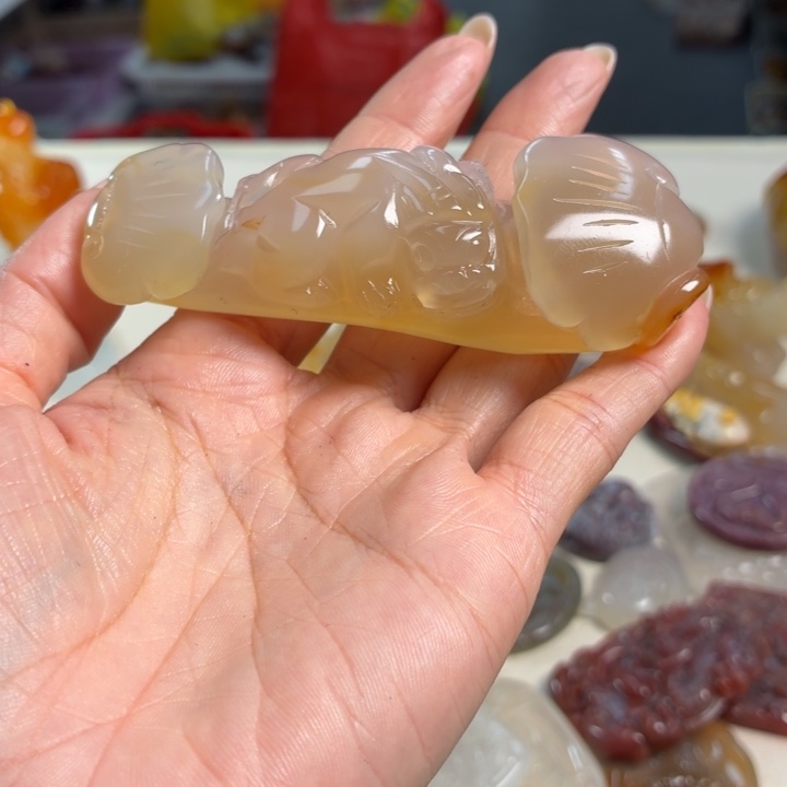 玛瑙/玉髓未镶嵌吊坠(不含链)