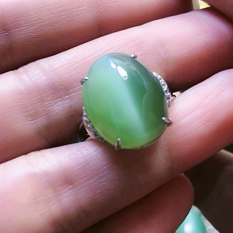 和田玉挂件银S925镶嵌忆*南