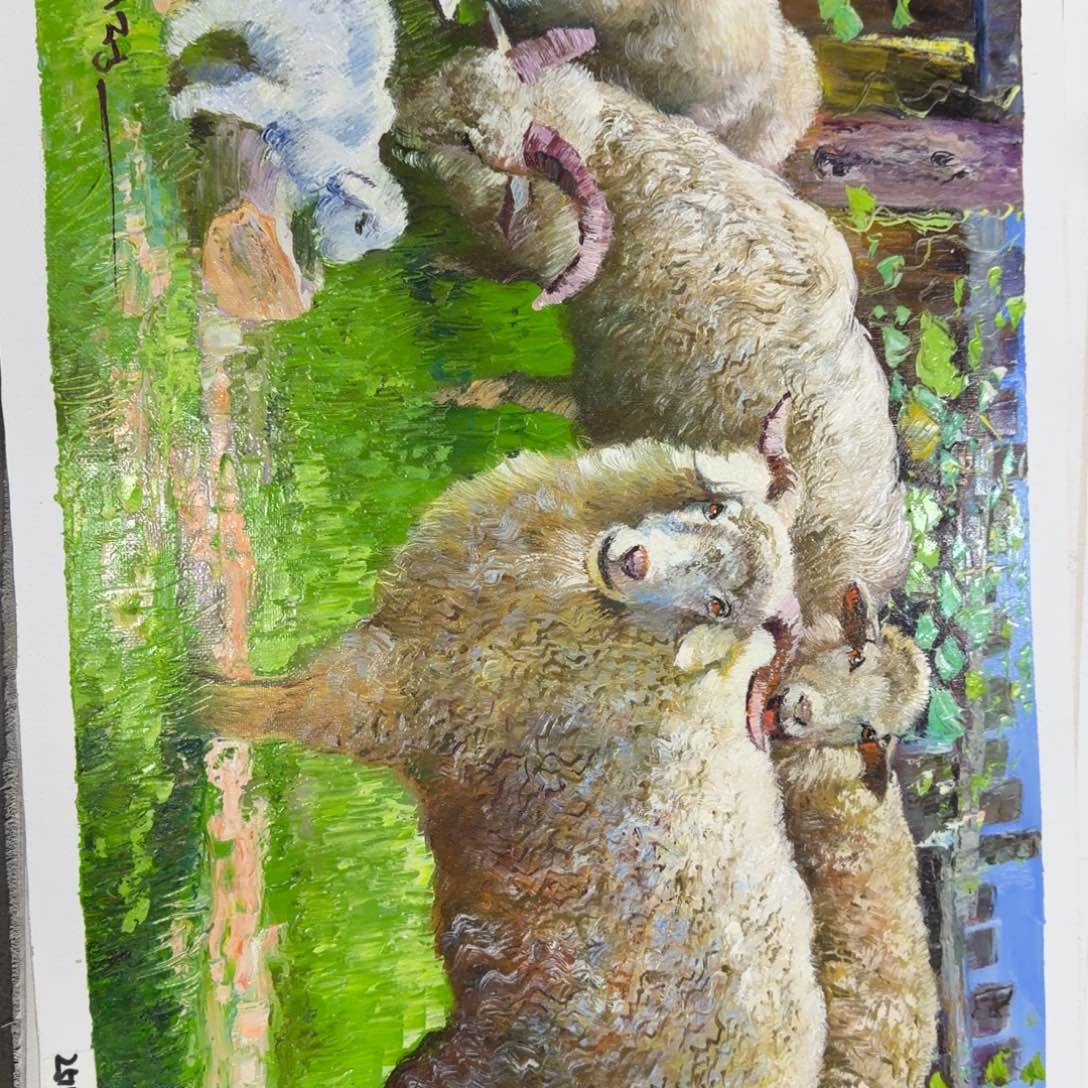 油画我也想要这样一