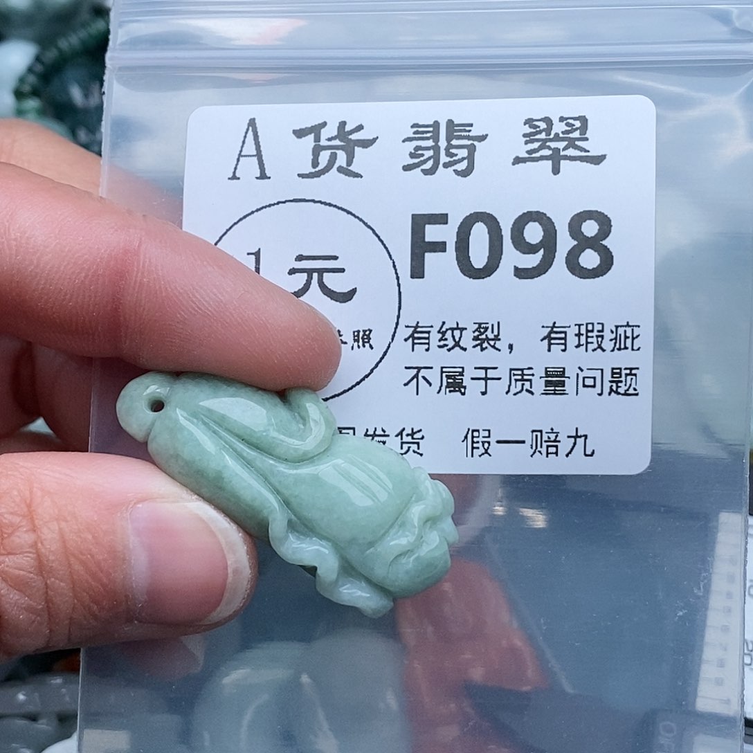 翡翠吊坠(赠链)未镶嵌