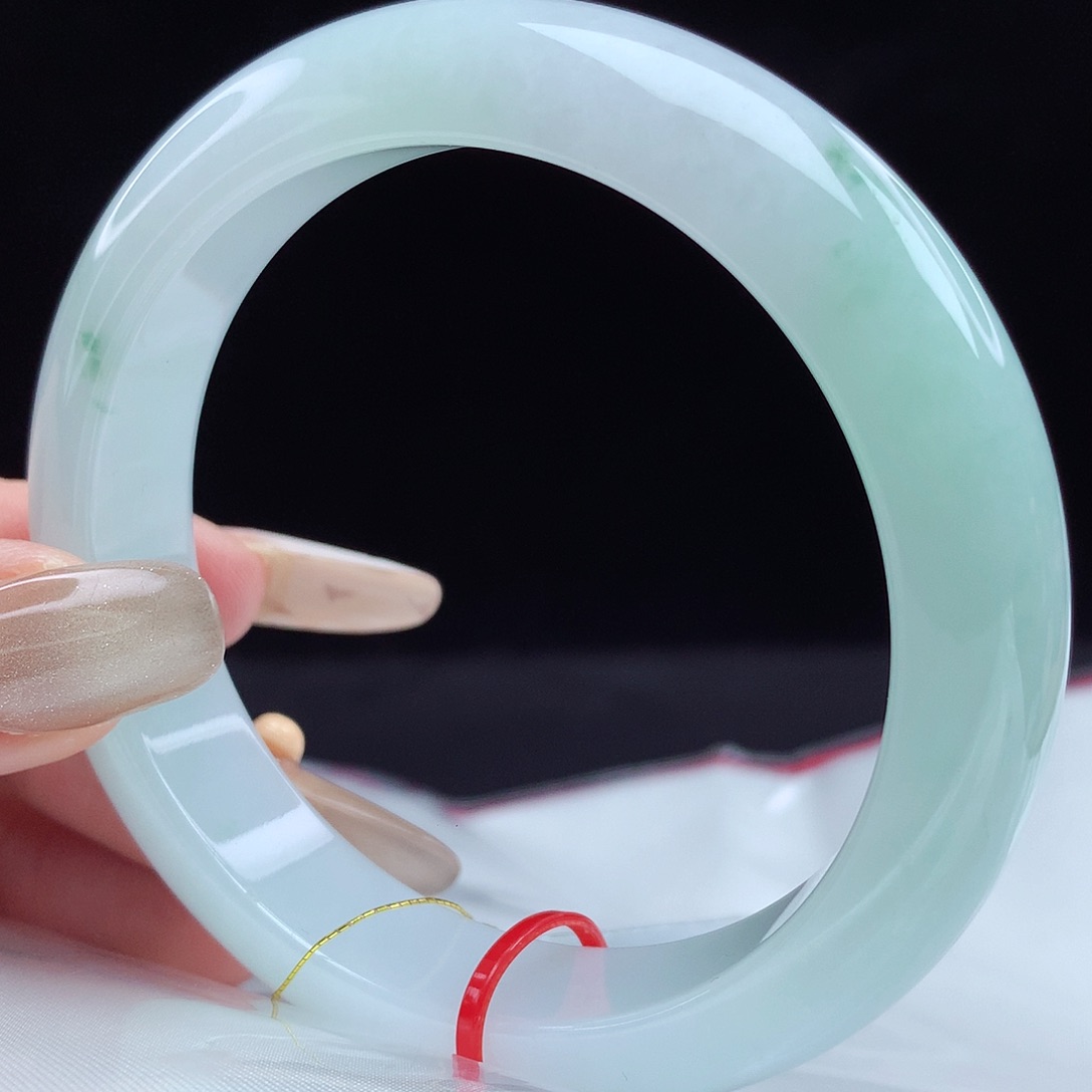 翡翠手镯未镶嵌56圈4038