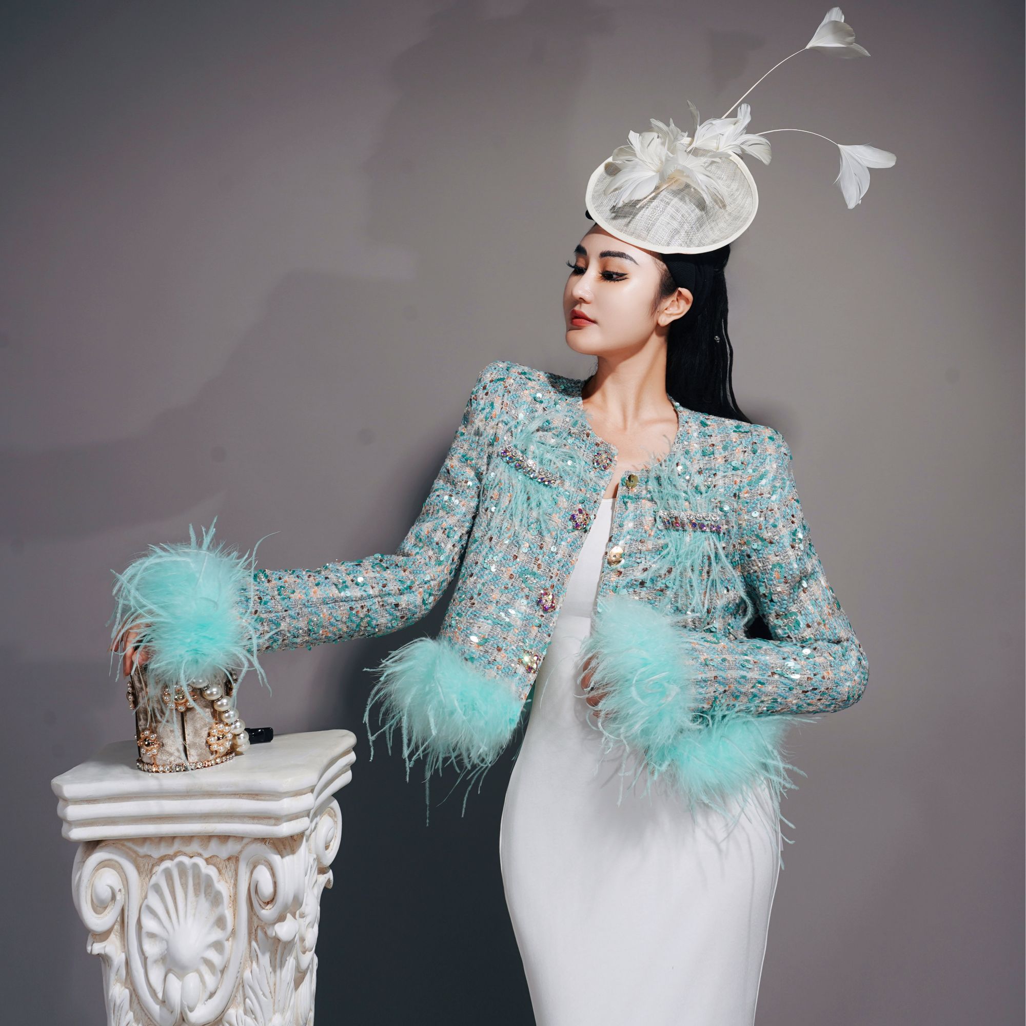 【星姐推荐】星原创高级定制「揽雀尾」设计师小众轻奢小香风外套