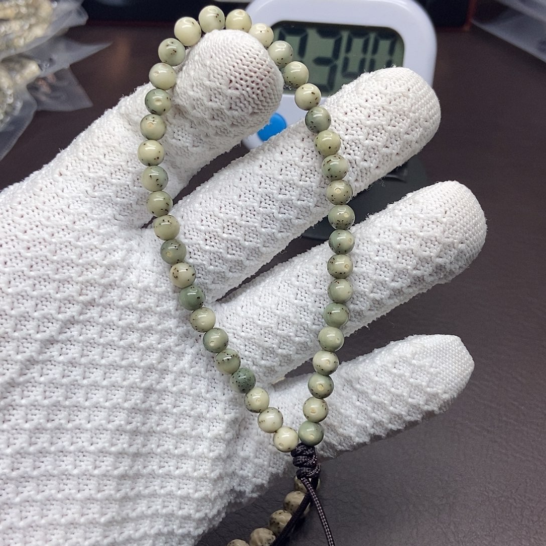 约***睡星月菩提吊坠6圆星月菩提单圈手持