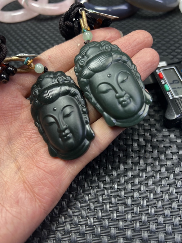 天然和田玉观音头多样性拍一发一