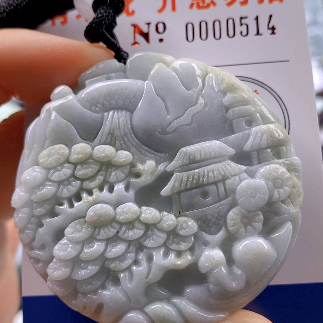 翡翠吊坠(不含链)未镶嵌