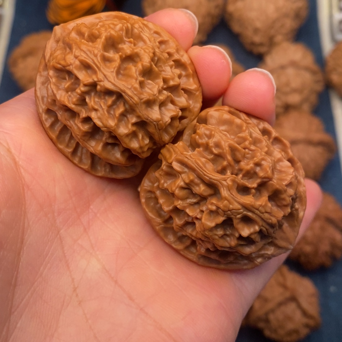 把件文玩核桃37原桩苹果