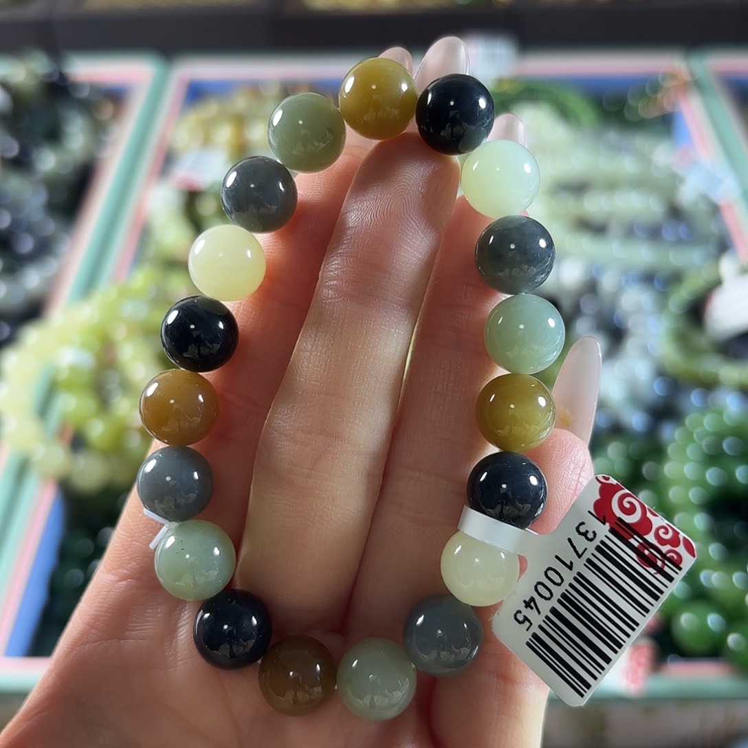 和田玉未镶嵌手链113