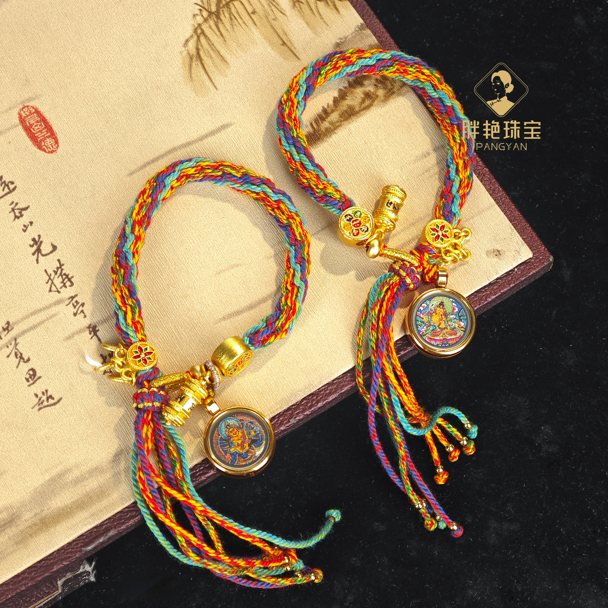 合金吊坠 L*设计款唐卡手绳@@多样性发其一