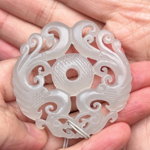 和田玉挂件未镶嵌易****l