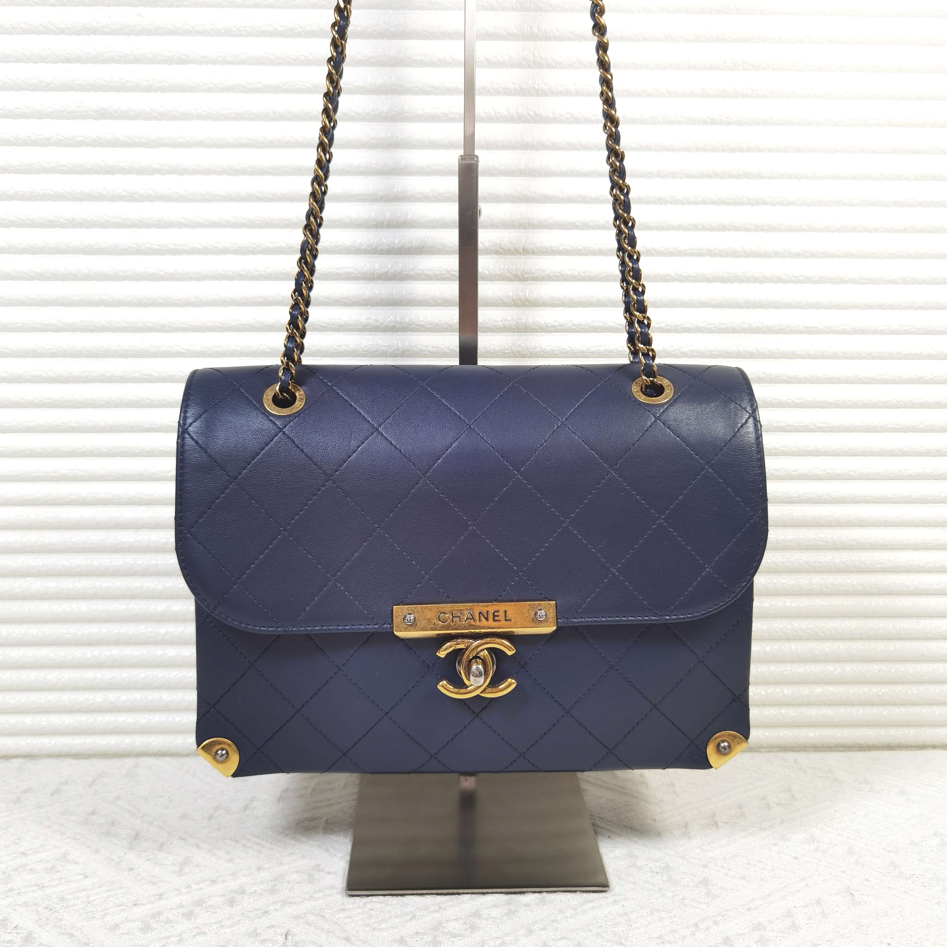 95新 Chanel/香奈儿 CHANEL香奈儿 16B 翻盖包链条包单肩包