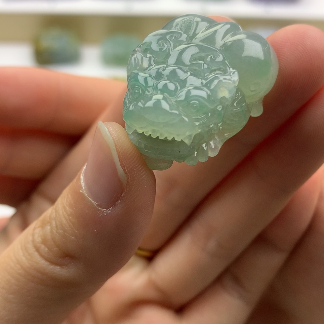 翡翠吊坠(不含链)未镶嵌天然缅甸翡翠A货貔貅