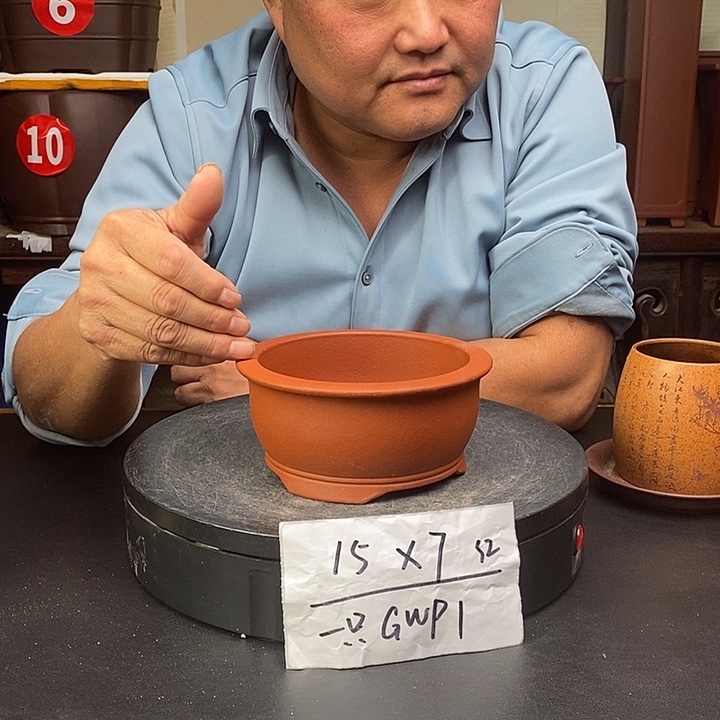 紫砂花盆紫砂花盆货号一只GWP1