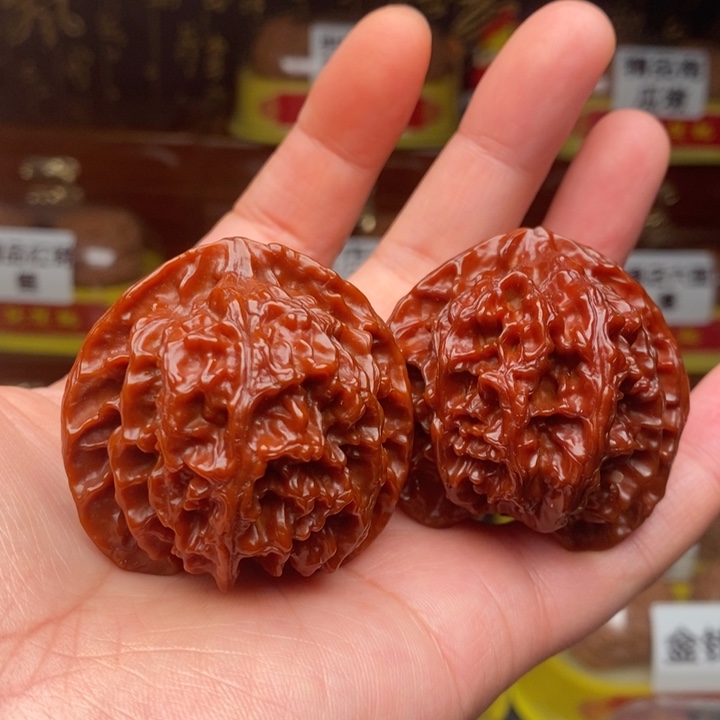 吊坠文玩核桃玉化苹果