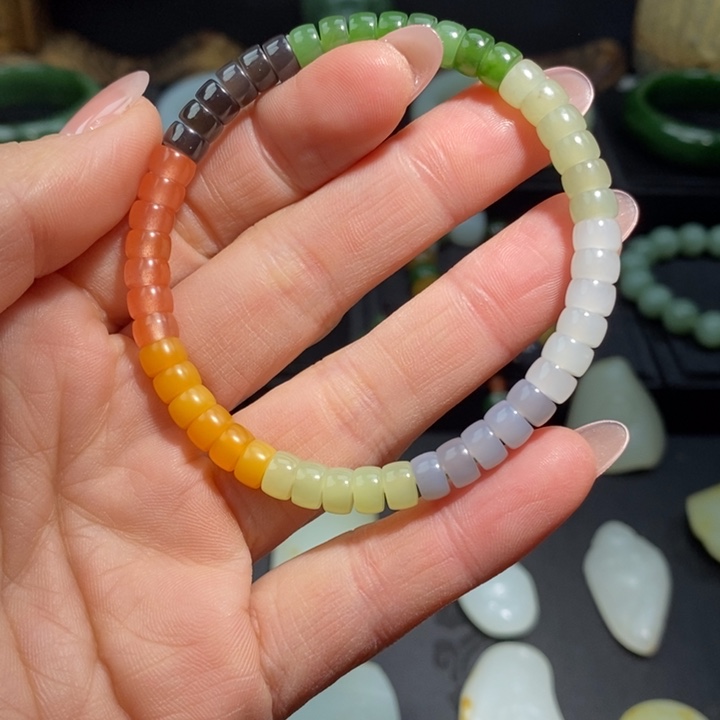 和田玉手串未镶嵌