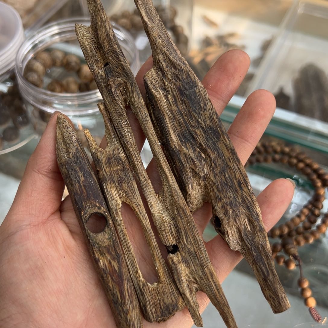 【闪购商品】香榧木木艺品海南种植绿棋树心26克