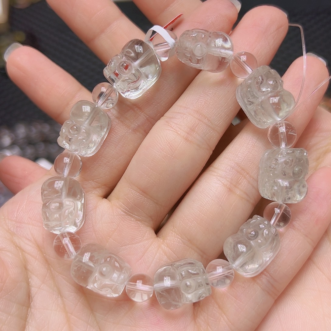 未镶嵌手链水晶多样性发一