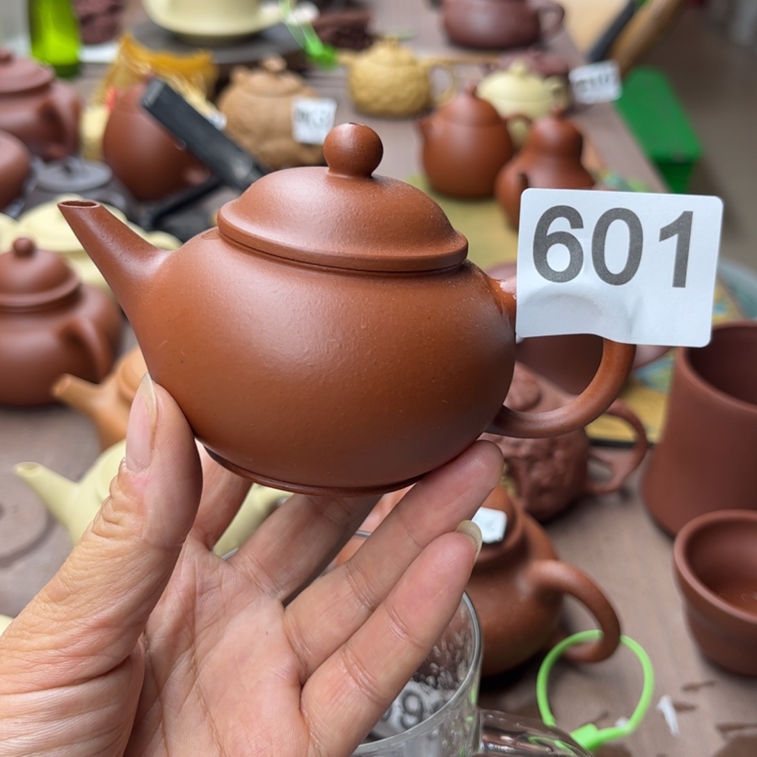紫砂茶壶小红泥瑕疵120cc