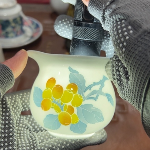 醴陵高温瓷器釉下手绘100毫升