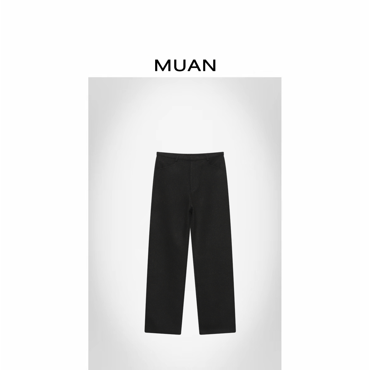 《温哥华呢料裤》定制630克高级老钱呢料长裤女D-MJ-F8329