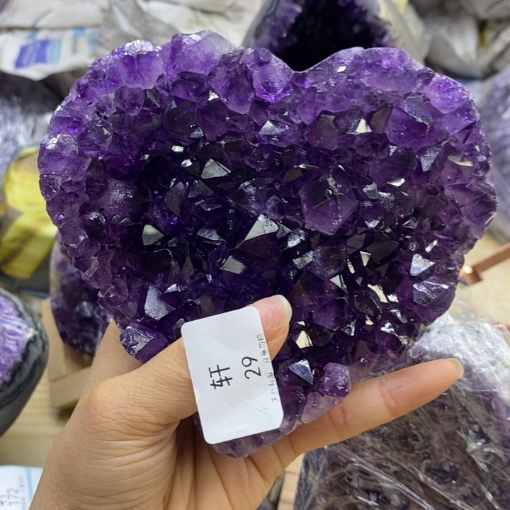 未镶嵌紫晶大型摆件（非配饰）猫***哒