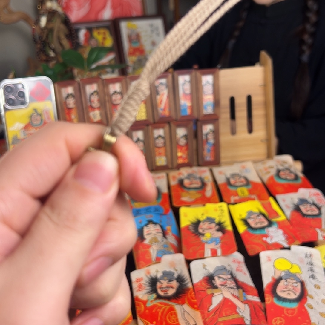 纯手绘手工制作挂件偏