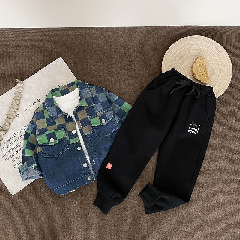 【迪哥童品】-开播春装儿童时尚休闲运动风百搭日常裤子HAT3192