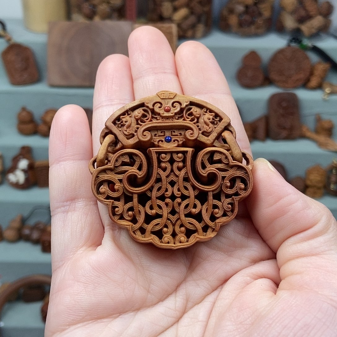 檀香木无事牌A***.默认微瑕