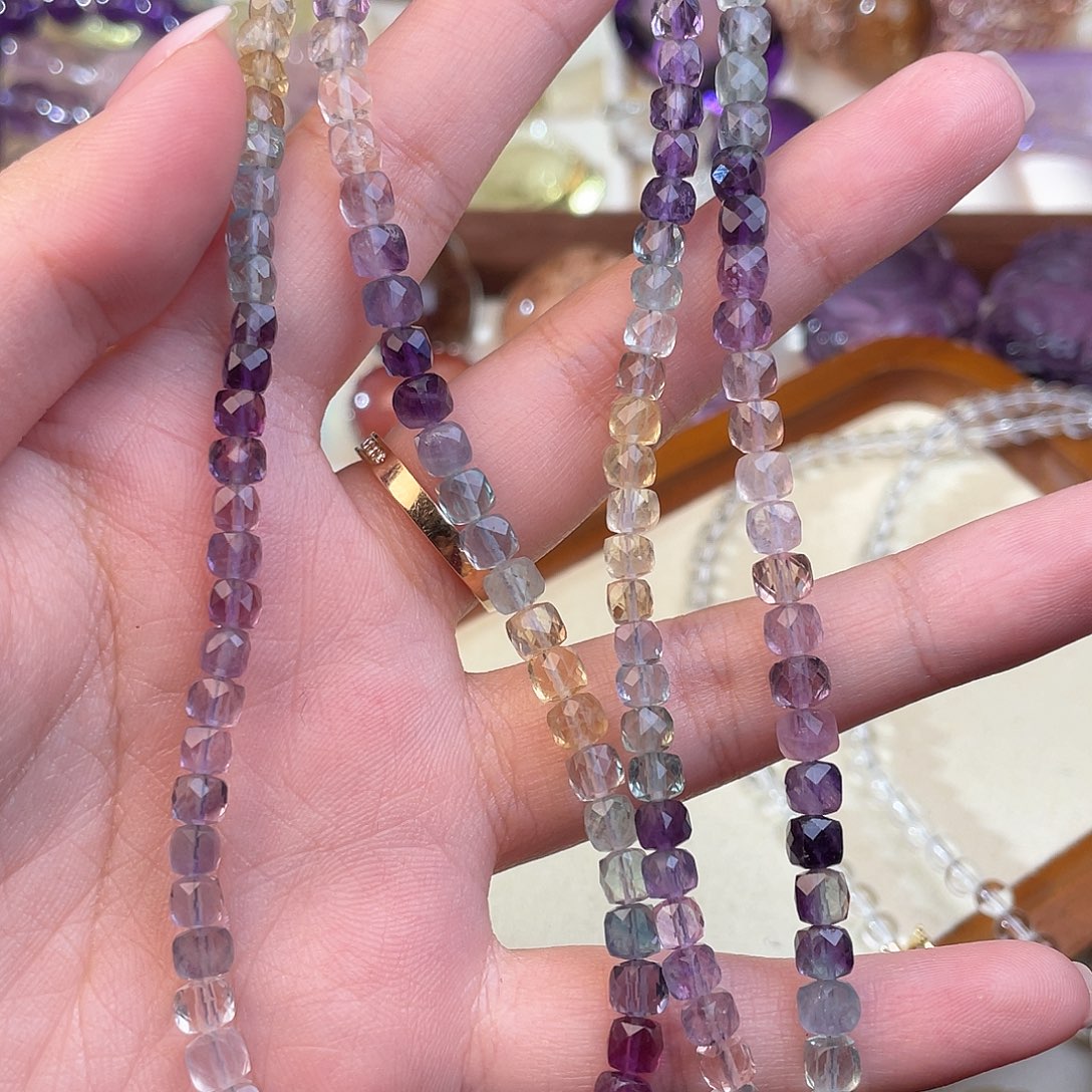 水晶颈饰未镶嵌?**赋天然水晶项链310