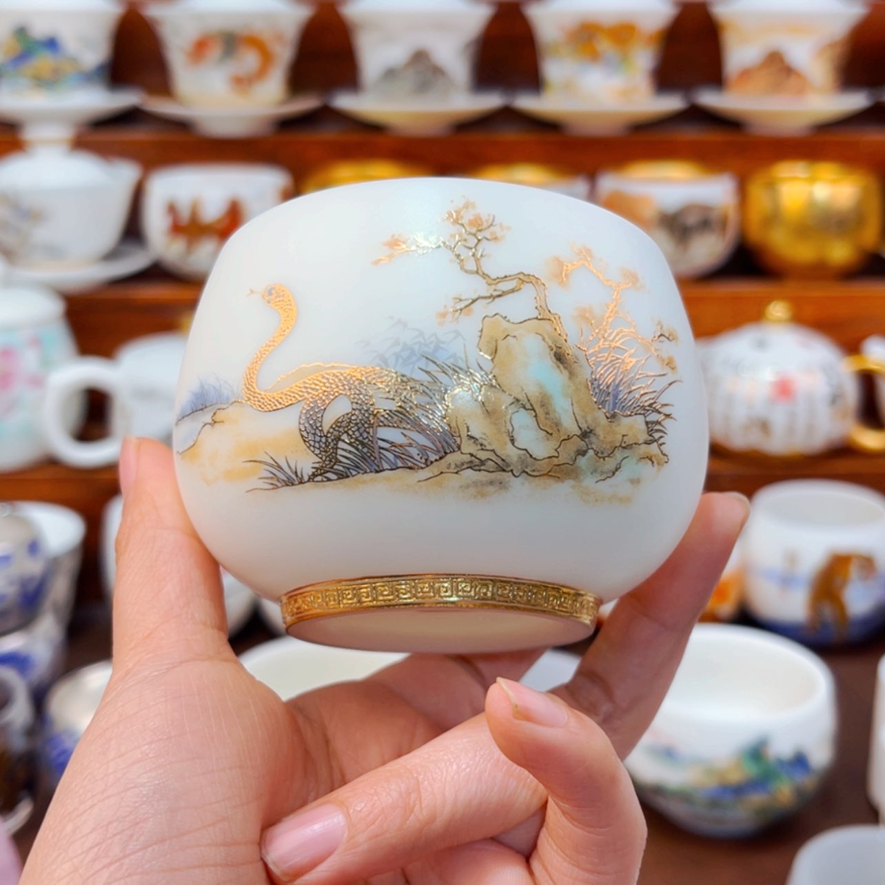 【闪购商品】高货羊脂玉瓷陶瓷茶具