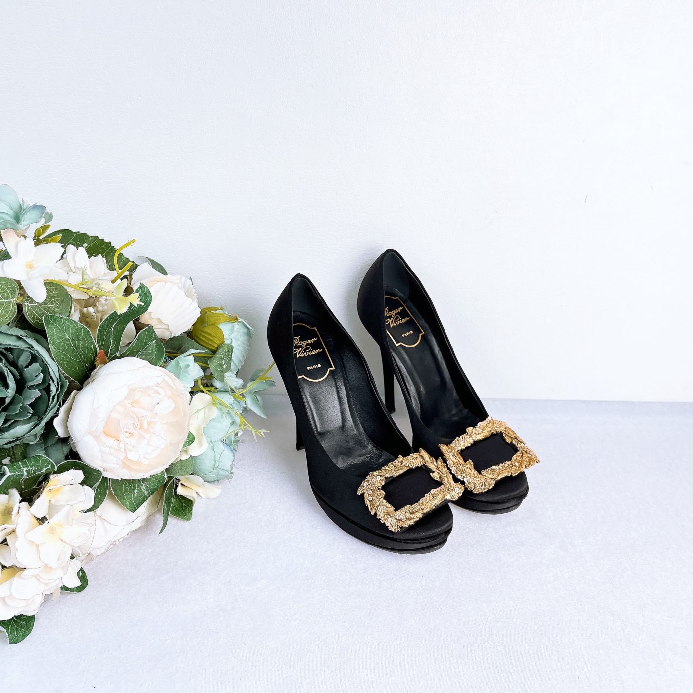 95新 Roger Vivier/罗杰·维威耶 高跟鞋/36.5码/Xsp33995