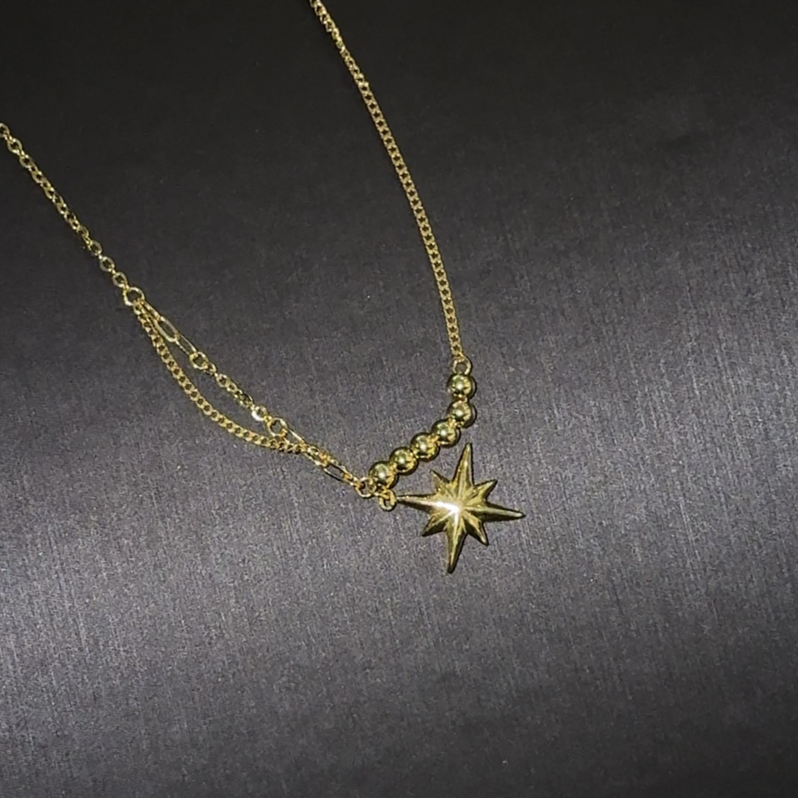 【阿华田】星星项链 足金999