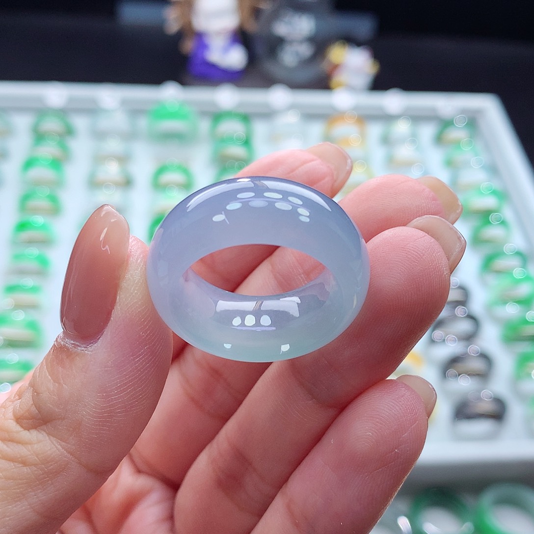 未镶嵌戒指翡翠19-20号