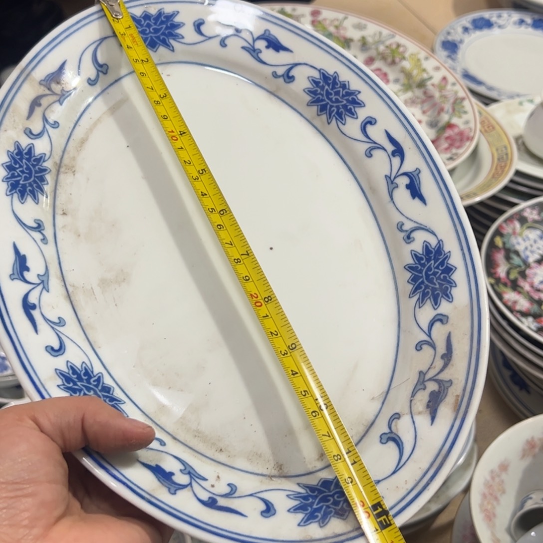 瓷30厘米红旗鱼盘