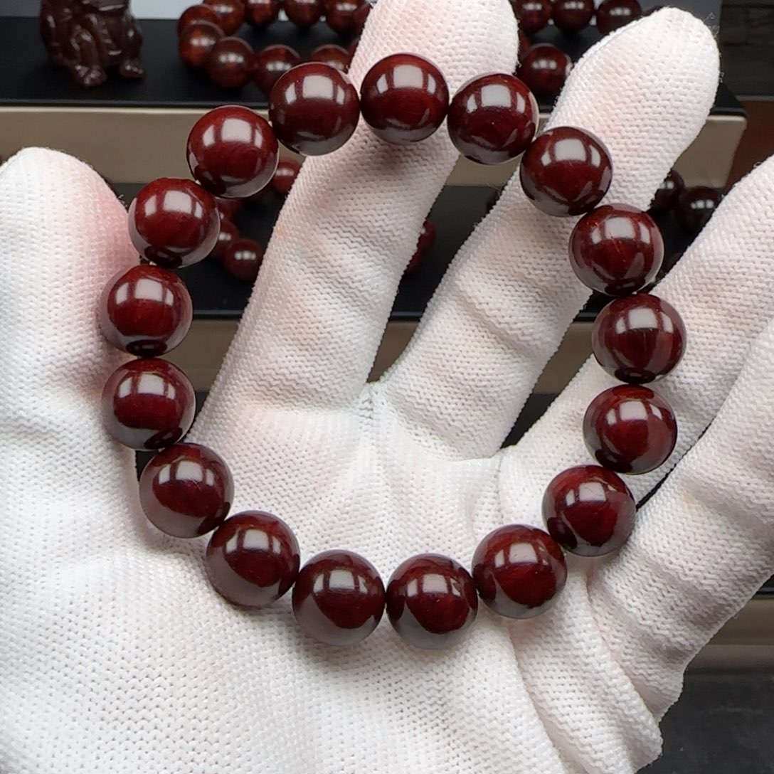 小****小叶紫檀手串/手链1.2帝王泥7356