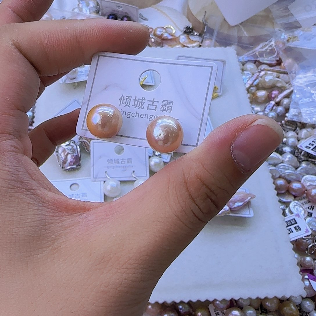 银S925镶嵌淡水珍珠项链定制399日*