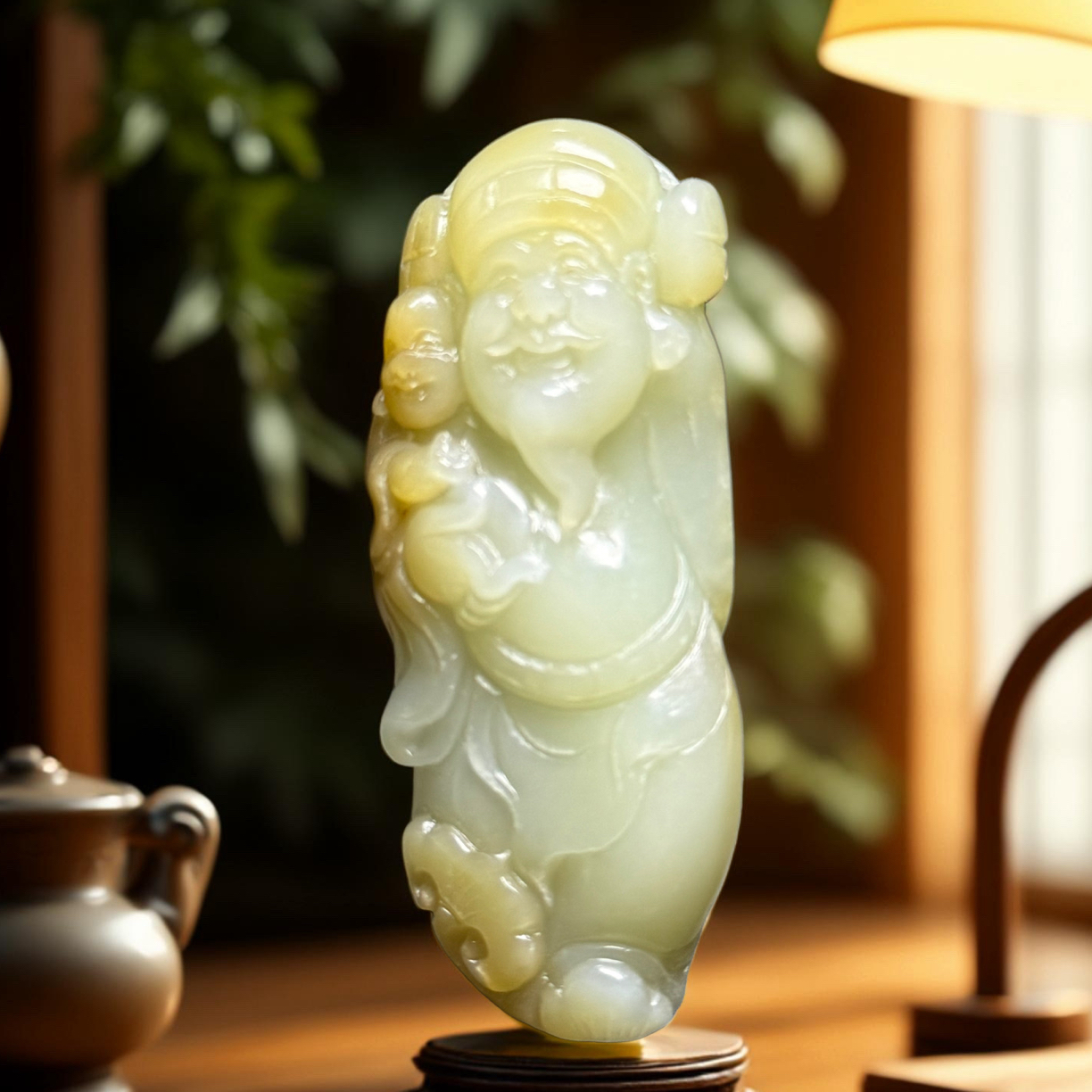 和田玉新疆且末糖财神