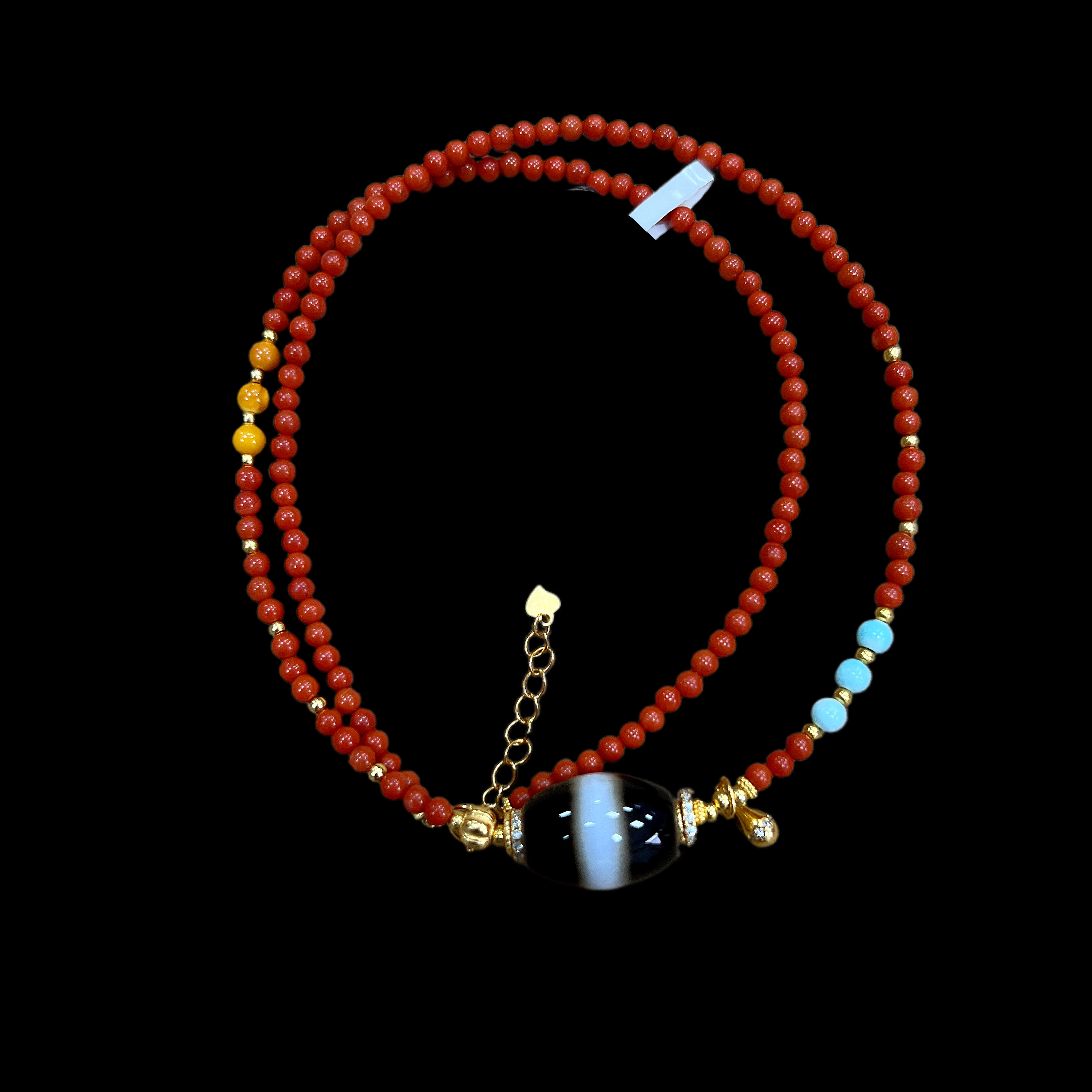 7883-南红项链多样性发一