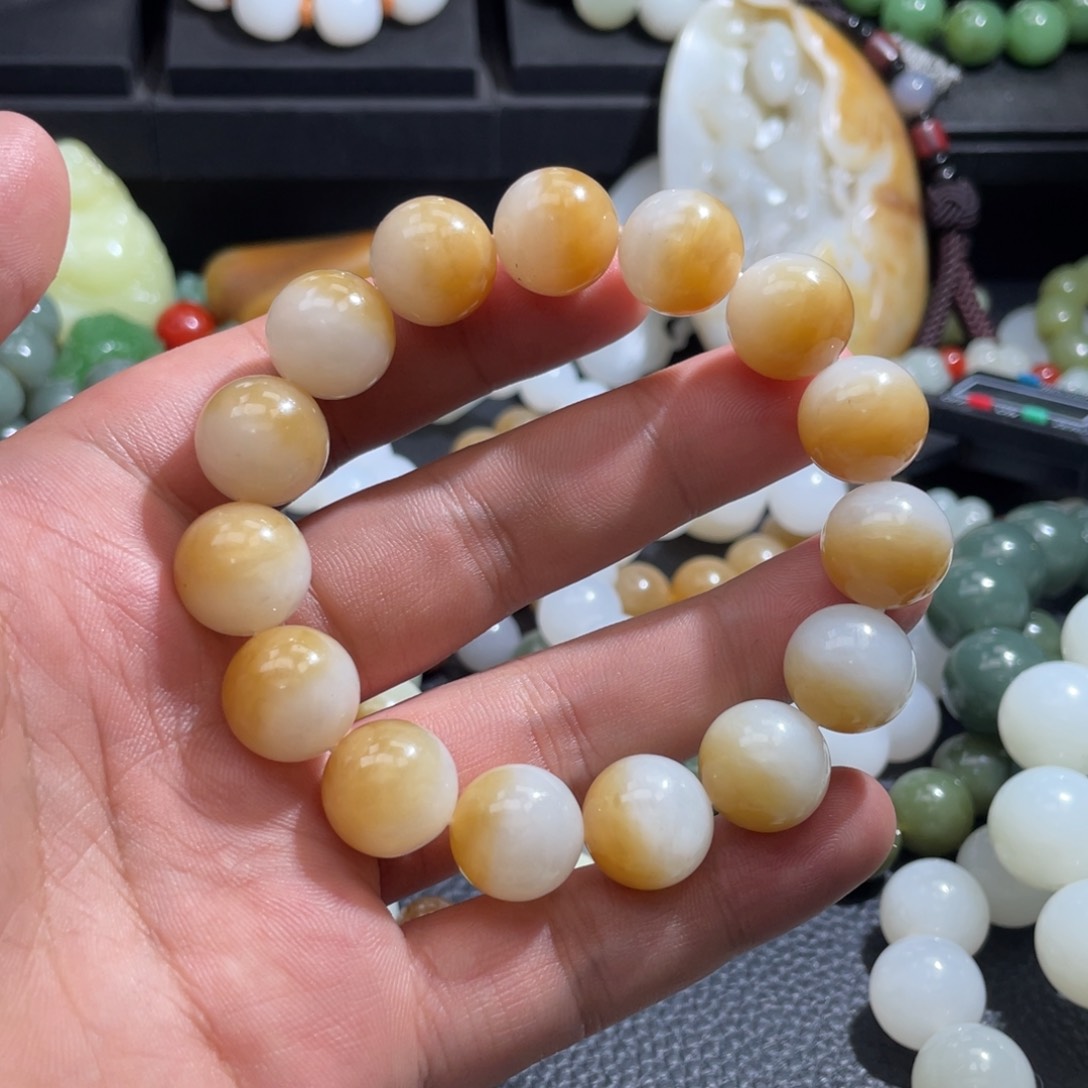 和田玉手串未镶嵌劉**月