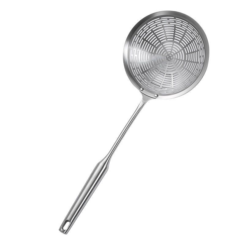 不锈钢大号食品油炸漏勺家用漏网捞面饺子火锅长柄捞勺沥水笊篱