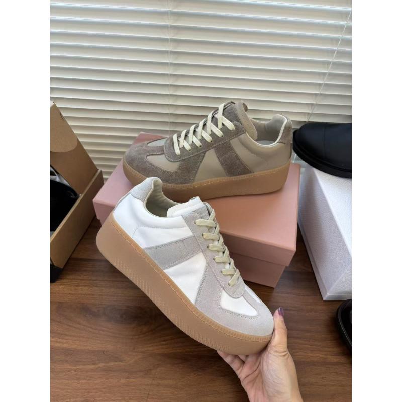 【花花严选】高帮女鞋松糕鞋女低帮厚款百搭德训鞋