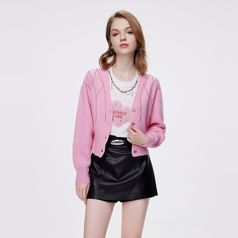 【辛小北专属】COLOVE毛针织衫241F095