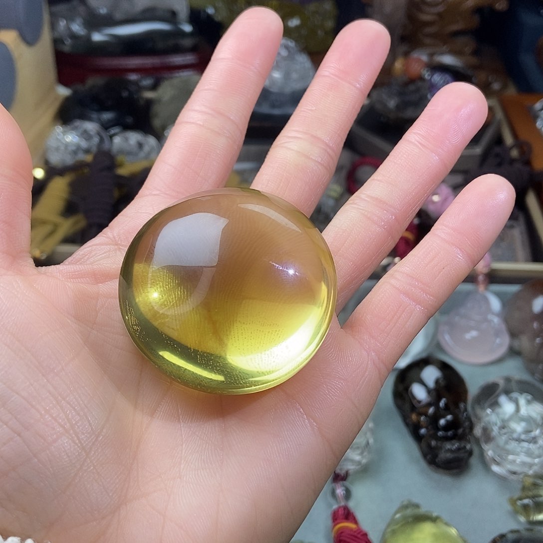 水晶套链未镶嵌公****明水晶吊坠