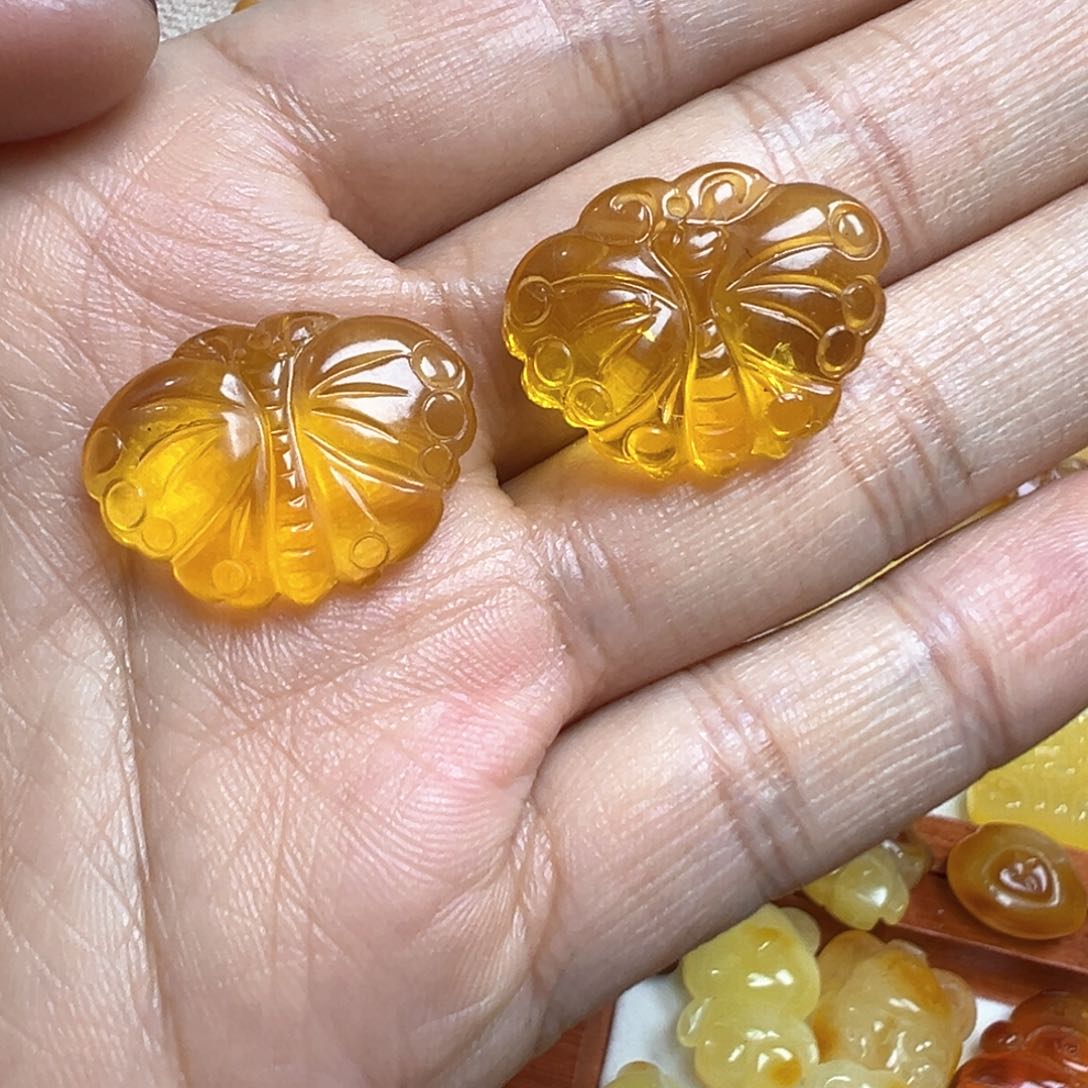 琥珀吊坠(不含链)未镶嵌