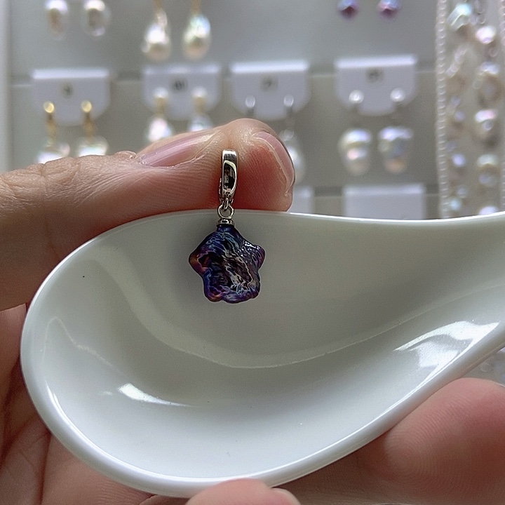 颈饰淡水珍珠银S925镶嵌60