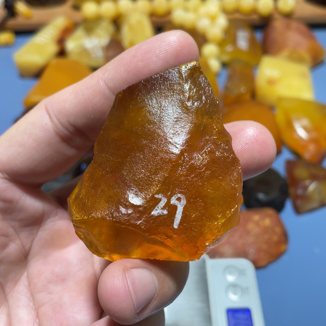 荒***定制蜜蜡未镶嵌波罗的海琥珀蜜蜡